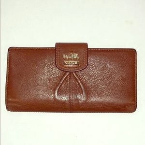 Coach brown wallet